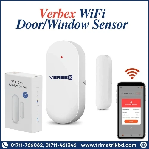 Verbex WiFi Door Plus Window Sensor Smart Home Compatible With Google Assistance